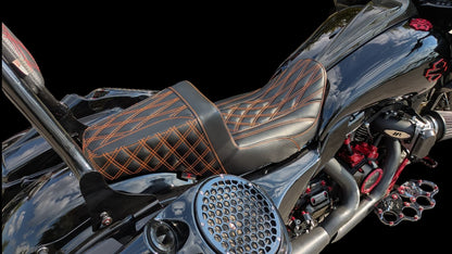 Harley Davidson Touring GEL Seat 2-Up Outlaw Electra Street Road Glide 2009-2023 Champ Customs Shop