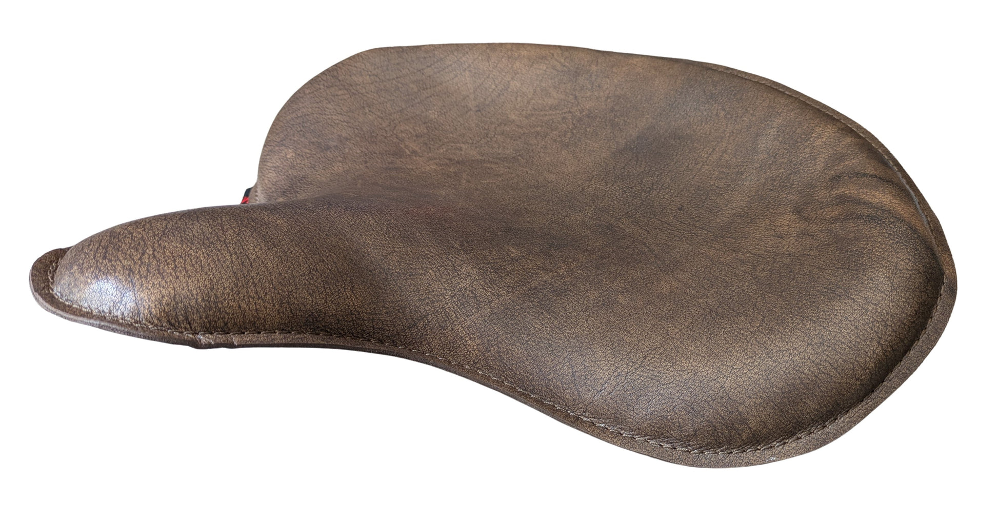 Harley Police Style Panhead Knucklehead Flathead EL WL ULH Genuine Leather Seat Champ Customs Shop