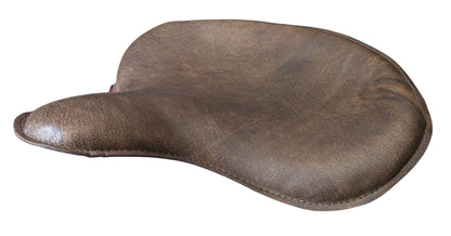 Harley Police Style Panhead Knucklehead Flathead EL WL ULH Genuine Leather Seat Champ Customs Shop