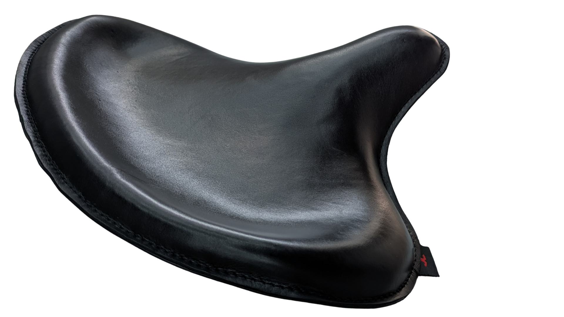 Harley Police Style Panhead Knucklehead Flathead EL WL ULH Vintage Seat - Genuine Leather | Champ Customs - Champ Customs Shop