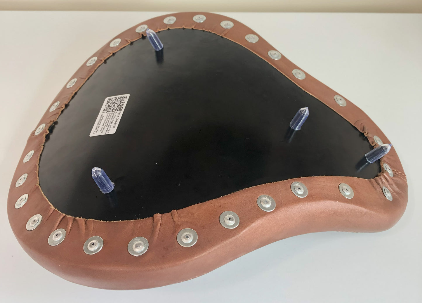 Real Leather Universal Solo Seat Harley Yamaha Chopper Bobber Honda Triumph