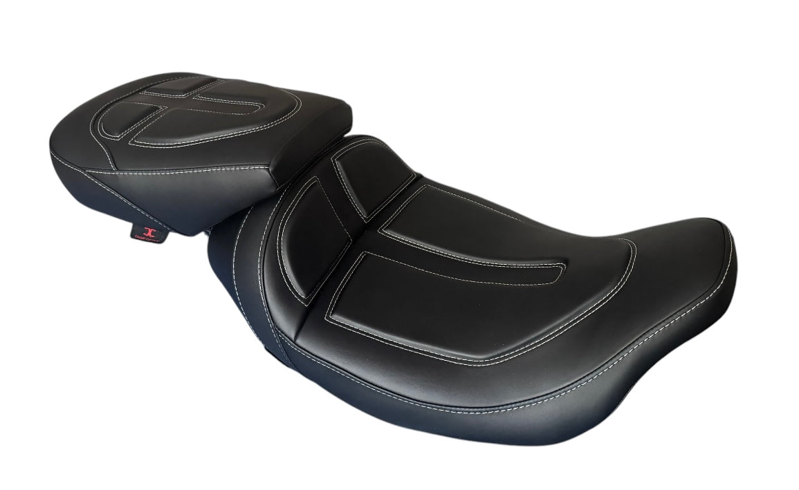 Harley Touring GEL Seat for CVO Road Street Electra Glide Bagger wide seat 2009-2024 - Champ Customs Shop