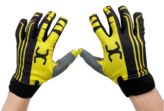 Breathable Motorcycle Gloves – "Track Venom" Gel Grip & Touchscreen Tips Champ Customs Shop