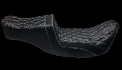 Harley Davidson Touring Gel Performance Seat - Sidewinder with Royal Diamond 09-23 Champ Customs Shop