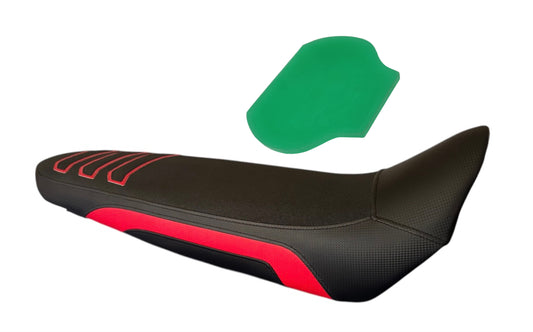 Yamaha Tenere Rally Gel Seat Carbon and Gripper Materials
