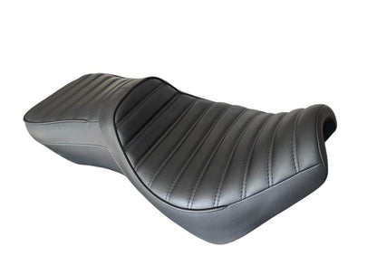 Driver and Passenger Comfort Dual gel seat with tuck and roll double stitching for Honda Rebel 1100 motorcycle