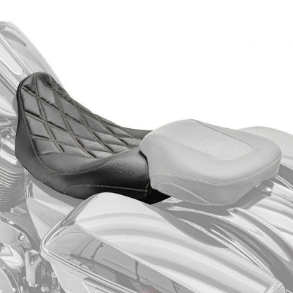 Driver Passenger Seat Fit For Harley Touring Electra Street Road Glide 2009-2024 - Champ Customs Shop