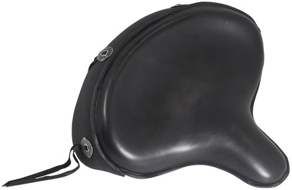 Harley Police Style Panhead Knucklehead Flathead EL WL ULH Genuine Leather Seat with Skirt - Champ Customs Shop